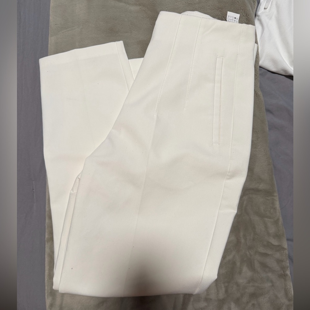 Zara Classic Dress Cream Pants